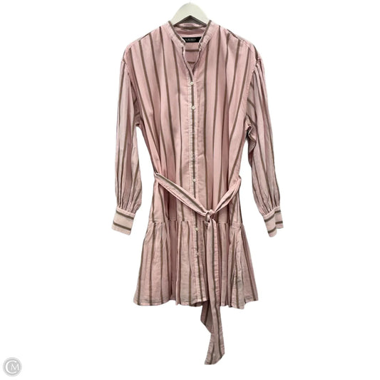 Dress Casual Midi By Lauren By Ralph Lauren In Pink, Size: S