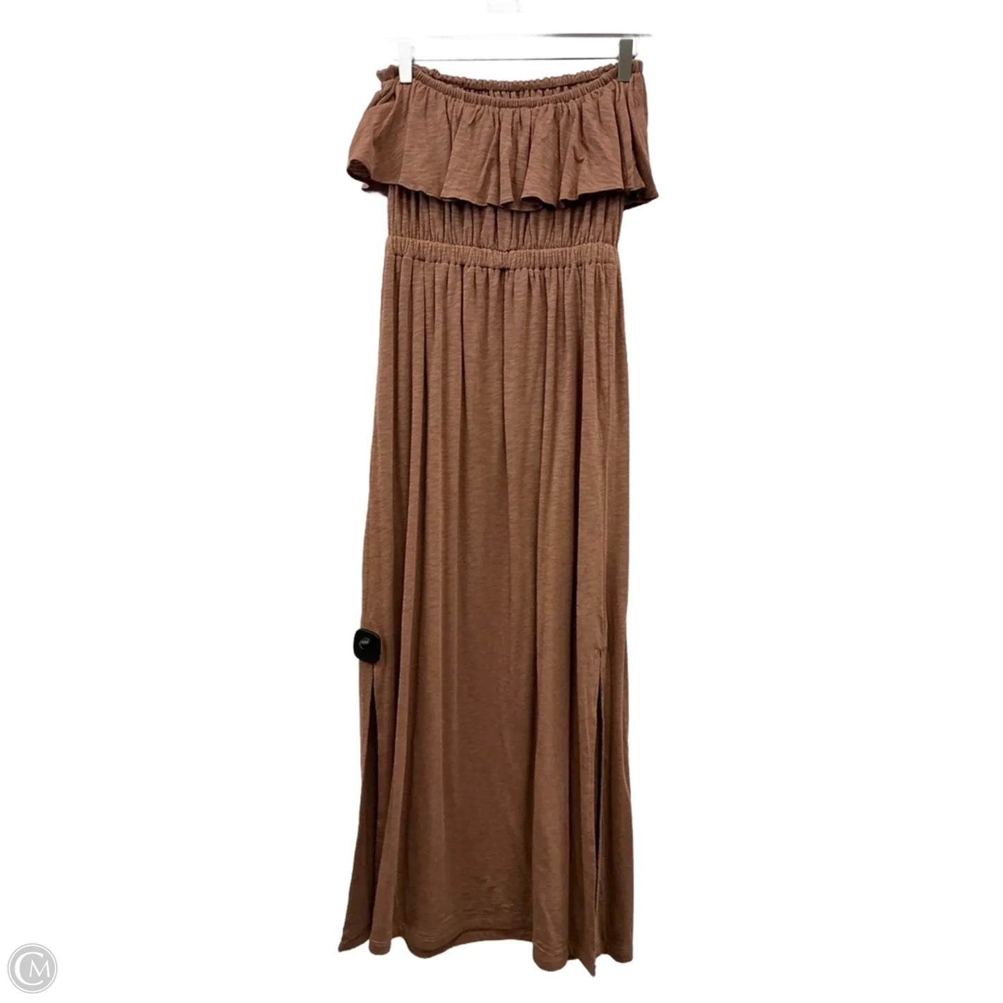 Dress Casual Maxi By Express In Brown, Size: M