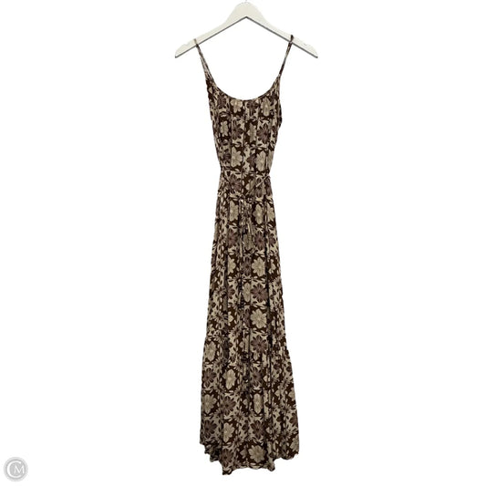 Dress Casual Maxi By J. Crew In Brown, Size: S