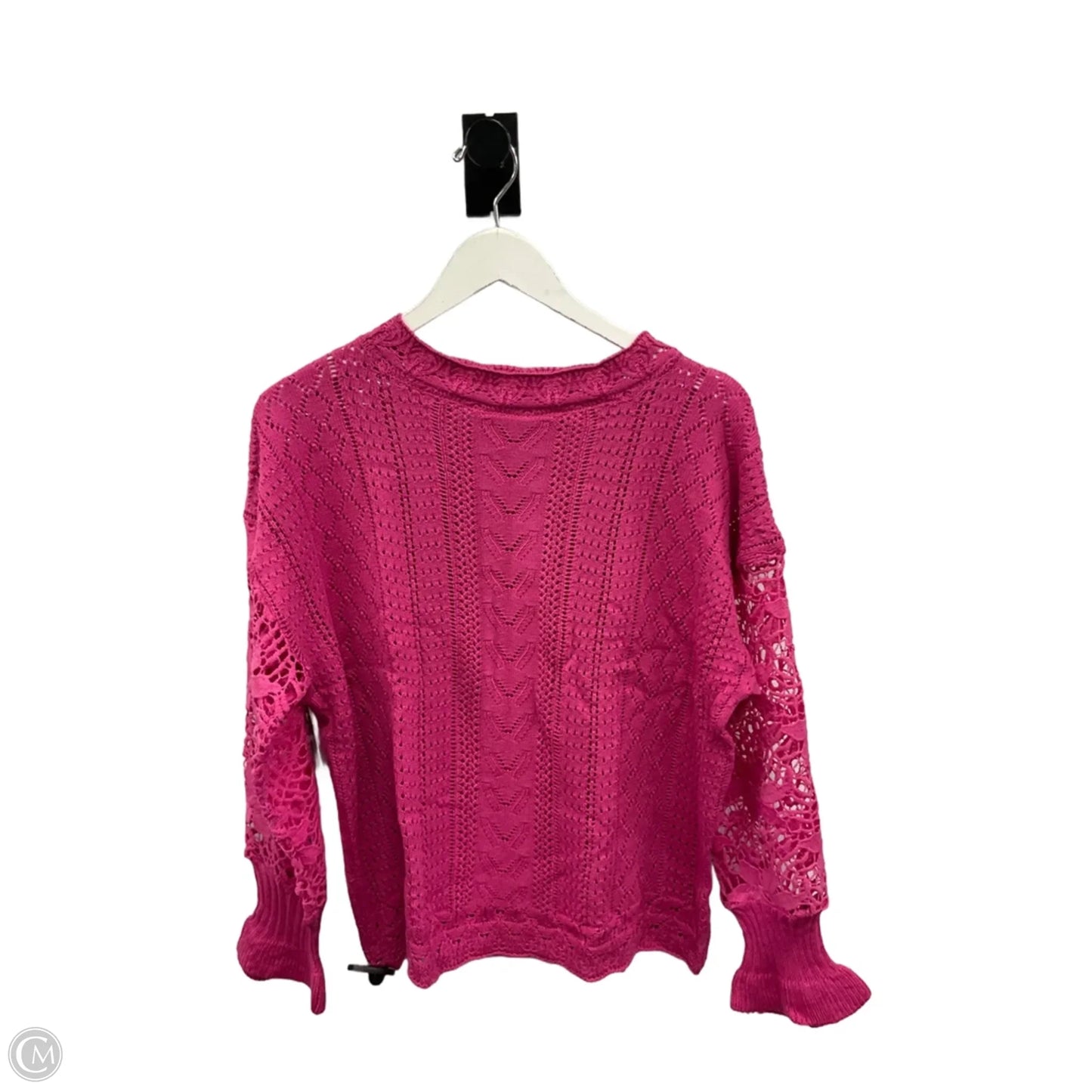Sweater By Clothes Mentor In Pink, Size: L