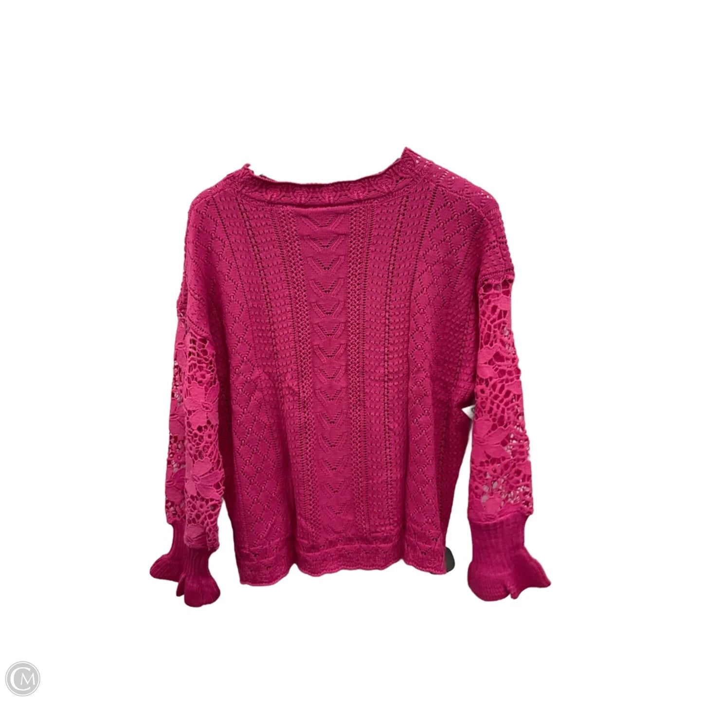 Sweater By Clothes Mentor In Pink, Size: L