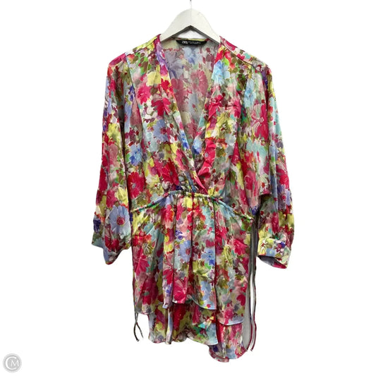 Dress Casual Short By Zara In Multi-colored, Size: S