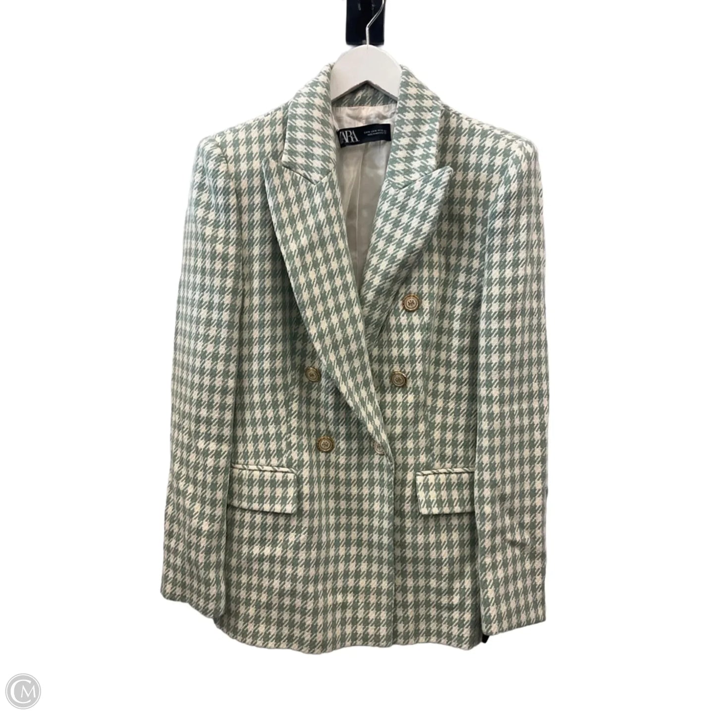 Blazer By Zara In Green, Size: M