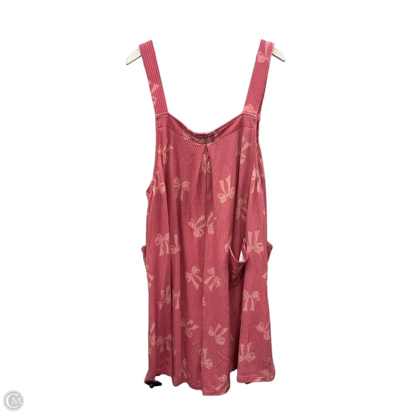 Romper By Bibi In Pink, Size: 3x