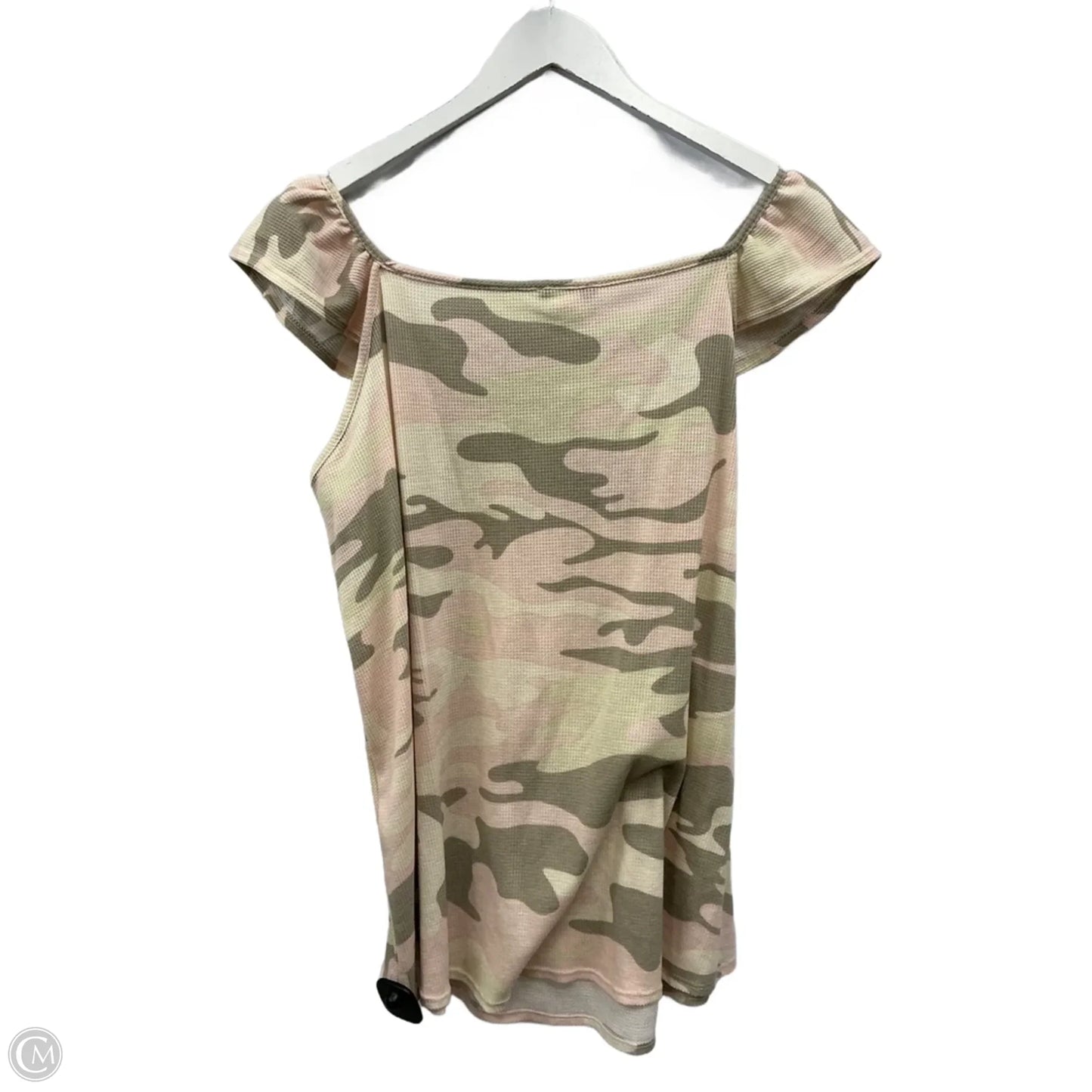 Top Sleeveless By Heimish Usa In Pink & Tan, Size: 2x