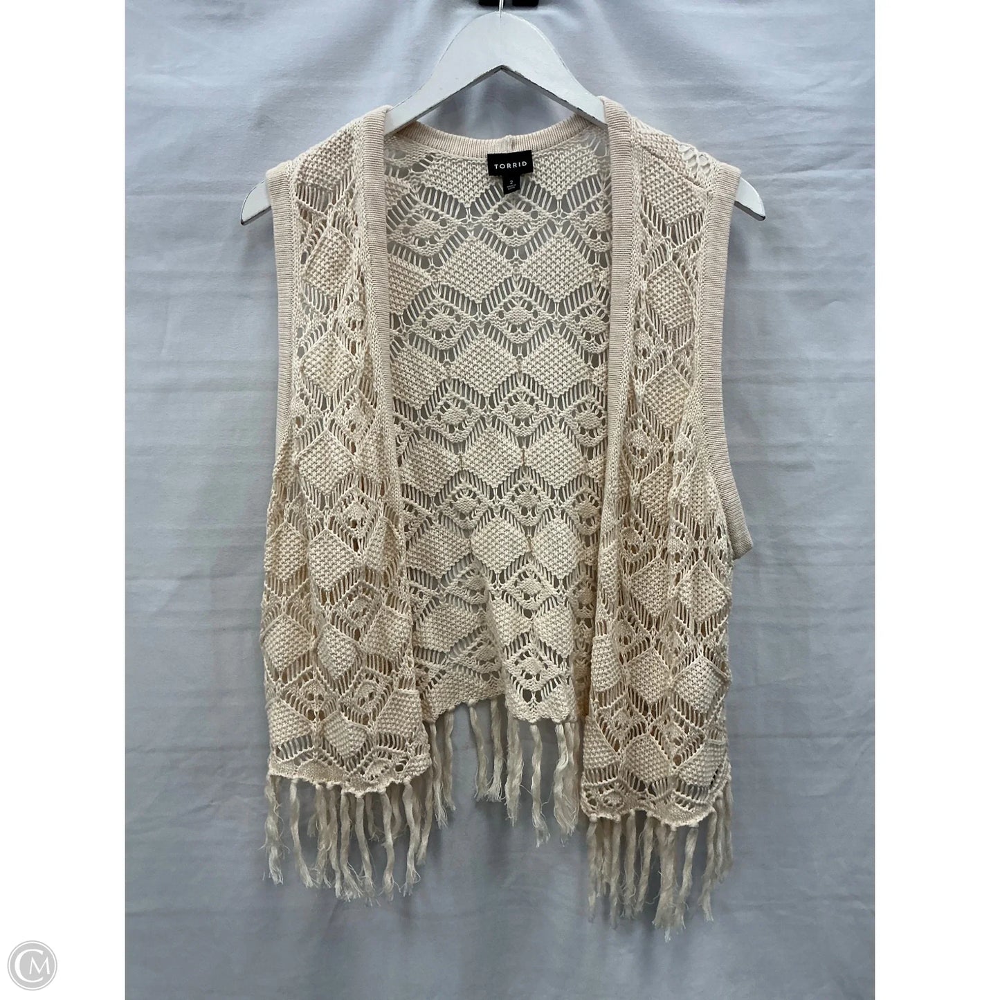 Vest Other By Torrid In Cream, Size: 2x