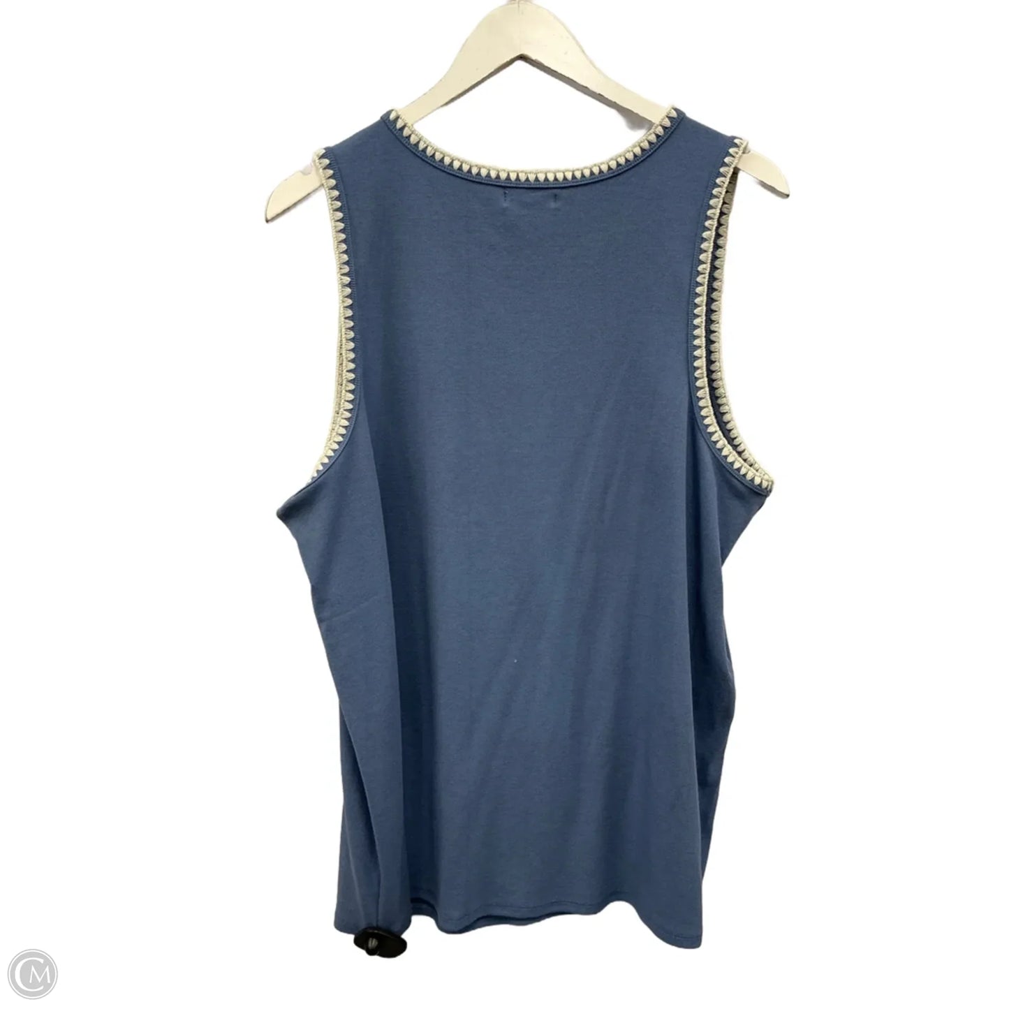 Top Sleeveless By Maurices In Blue, Size: 2x