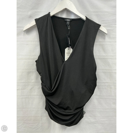 Top Sleeveless By Express In Black, Size: M