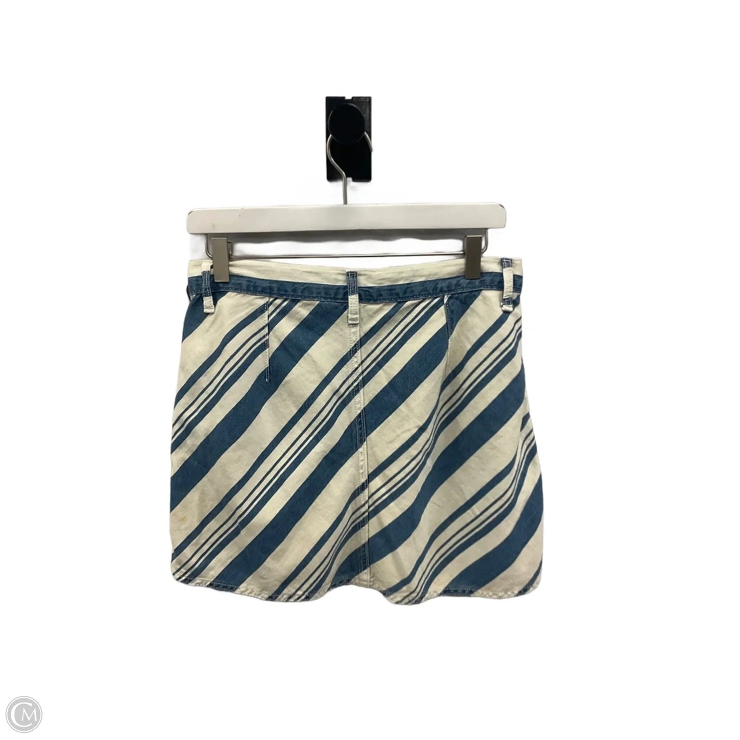 Skirt Mini & Short By Universal Thread In Blue & Cream, Size: 6