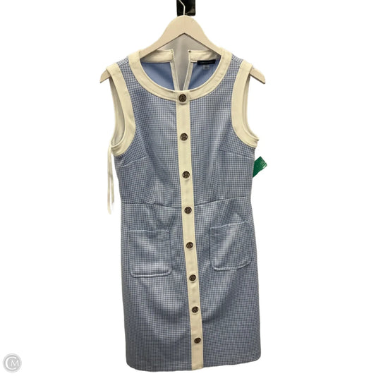 Dress Work By Tommy Hilfiger In Blue & White, Size: M