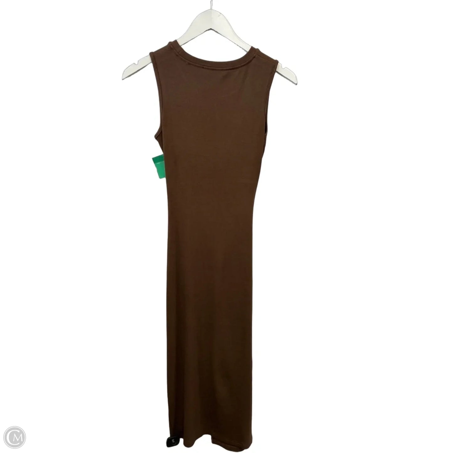 Dress Casual Midi By Clothes Mentor In Brown, Size: S
