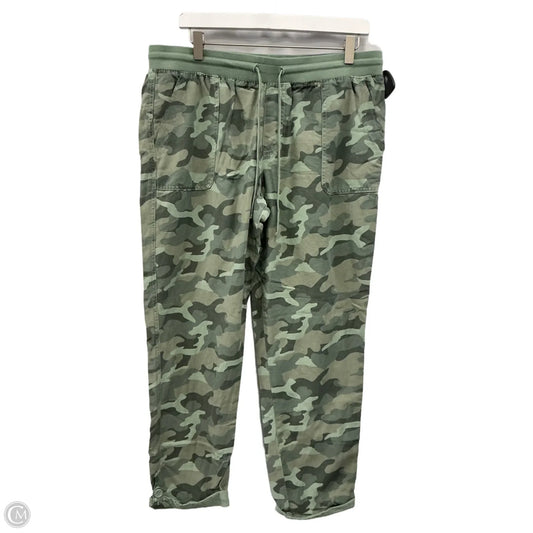 Pants Joggers By Maurices In Camouflage Print, Size: 12