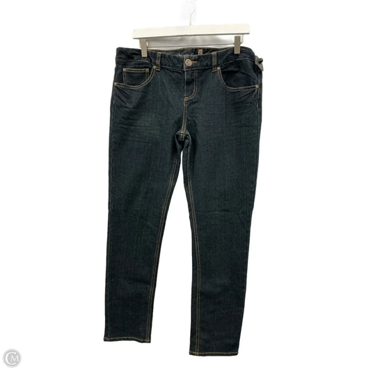 Jeans Skinny By American Rag In Blue Denim, Size: 12