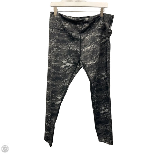 Athletic Leggings By Cme In Grey, Size: Xl