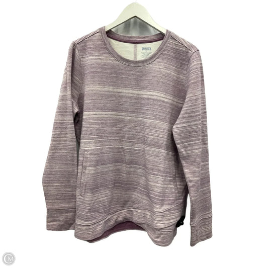 Sweatshirt Crewneck By Duluth Trading In Purple, Size: L