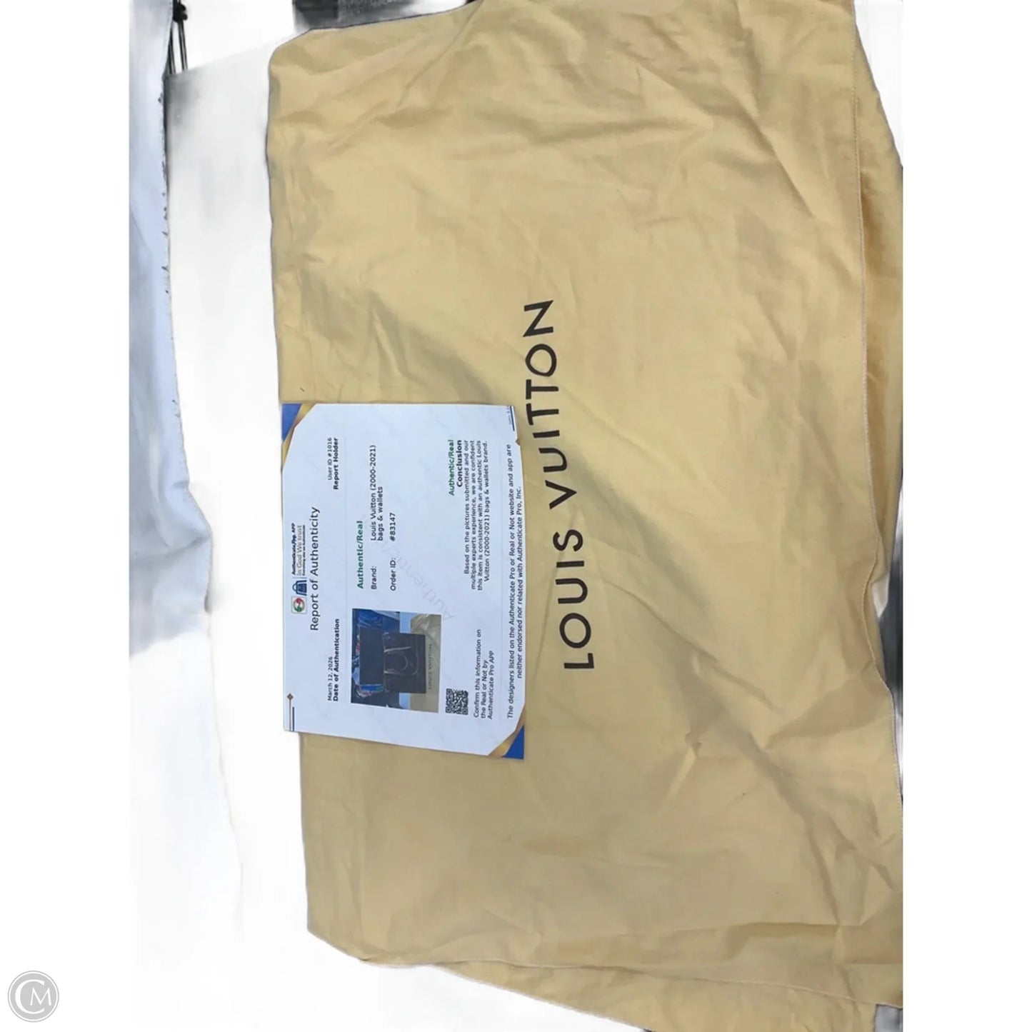 Tote Luxury Designer By Louis Vuitton, Size: Large