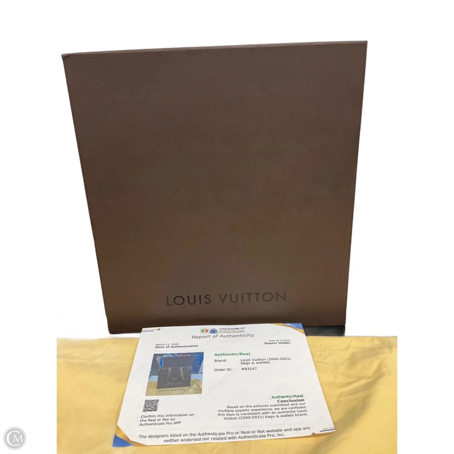 Tote Luxury Designer By Louis Vuitton, Size: Large
