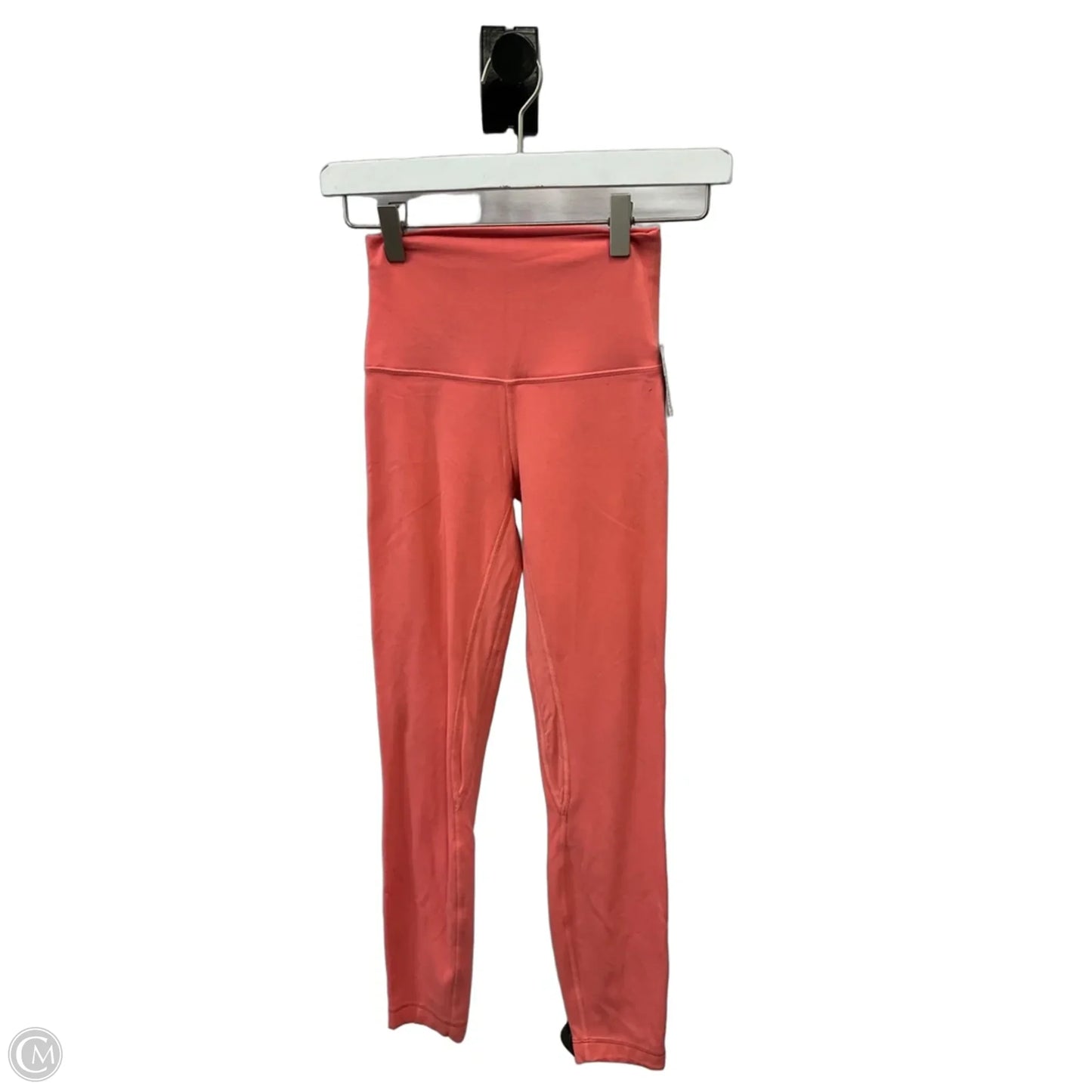 Athletic Leggings By Lululemon In Coral, Size: 2