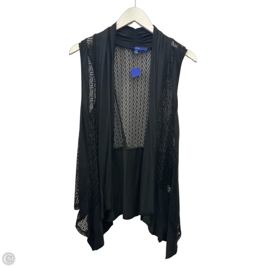 Vest Other By Apt 9 In Black, Size: L