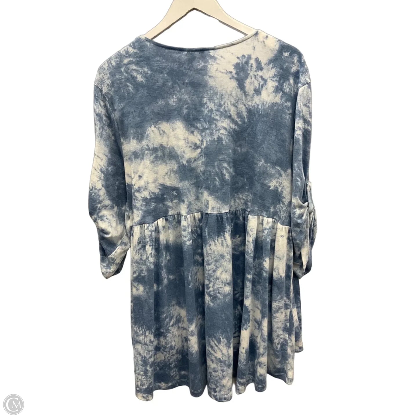 Cardigan By Cato In Blue & White, Size: L