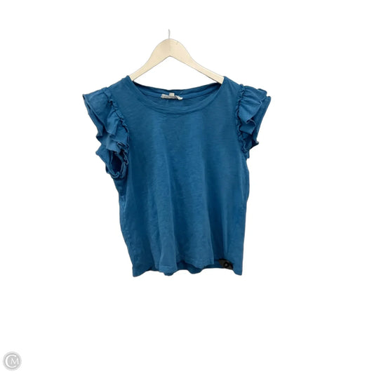 Top Short Sleeve By Jane And Delancey In Blue, Size: L