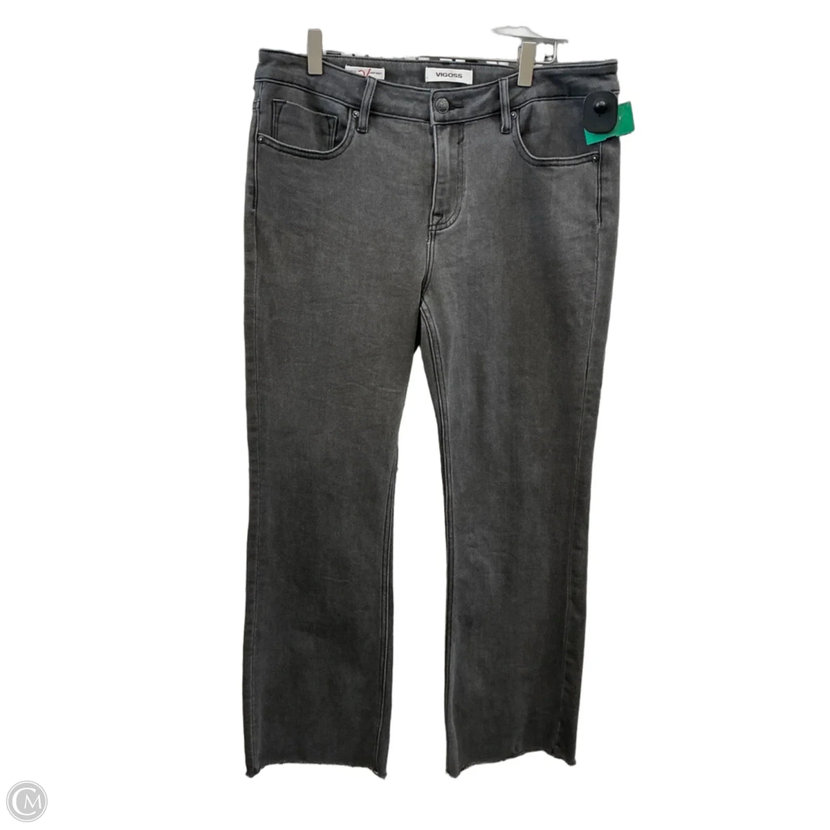 Jeans Boot Cut By Vigoss In Grey Denim, Size: 12