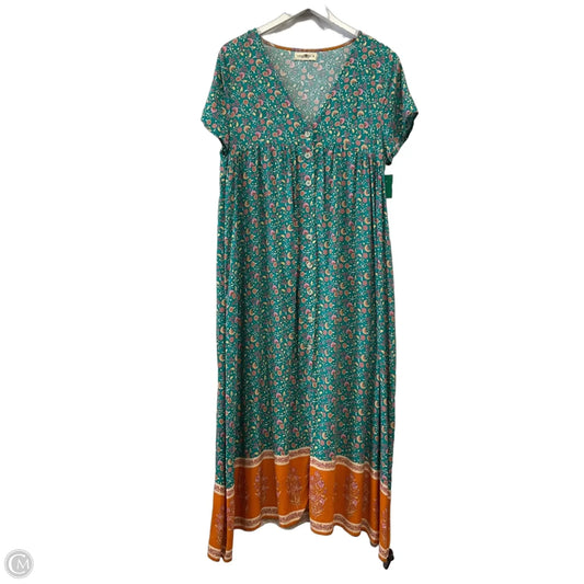 Dress Casual Maxi By Natural Life In Teal, Size: M