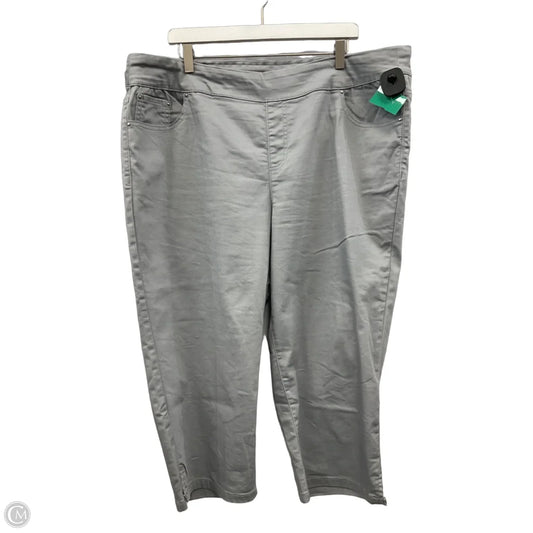 Capris By Blair In Grey, Size: 18
