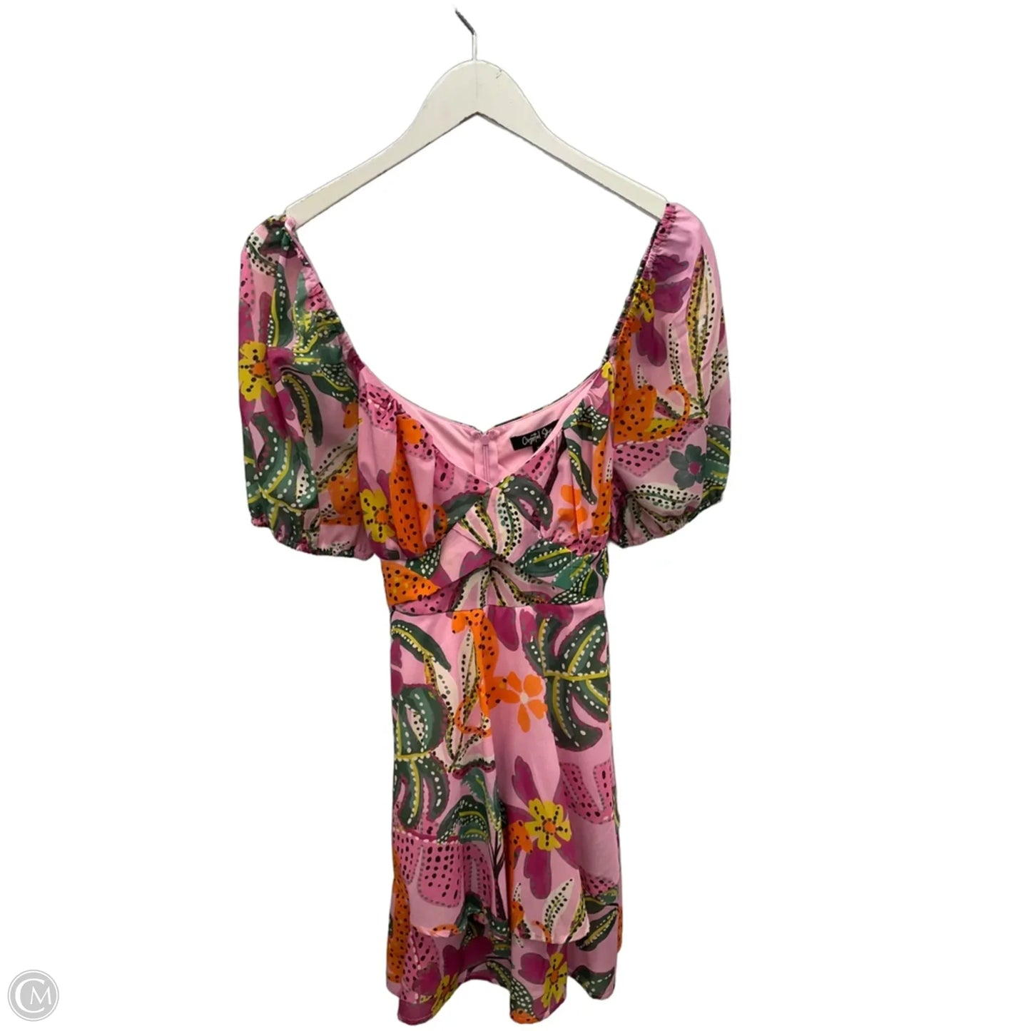Dress Casual Short By Crystal Sky In Pink, Size: Xl
