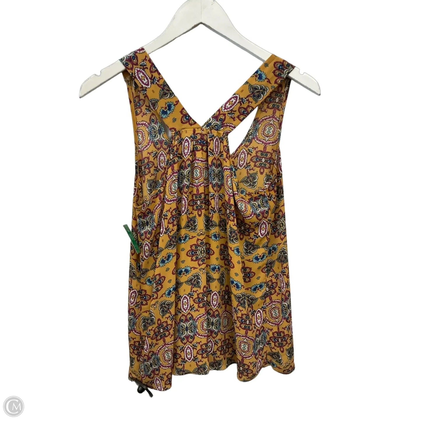 Top Sleeveless By Pink Rose In Gold & Pink, Size: M