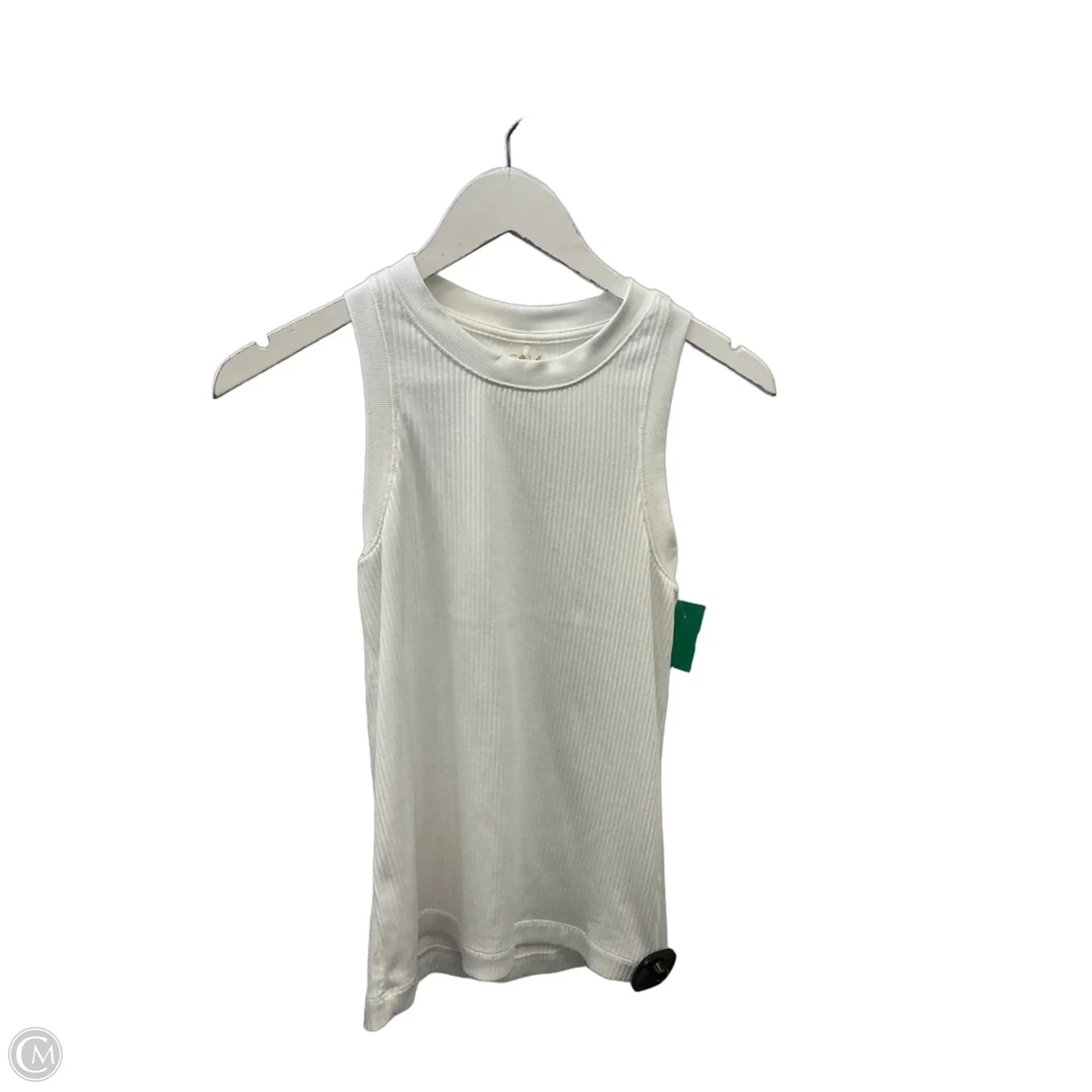 Athletic Top Short Sleeve By Calia In White, Size: S