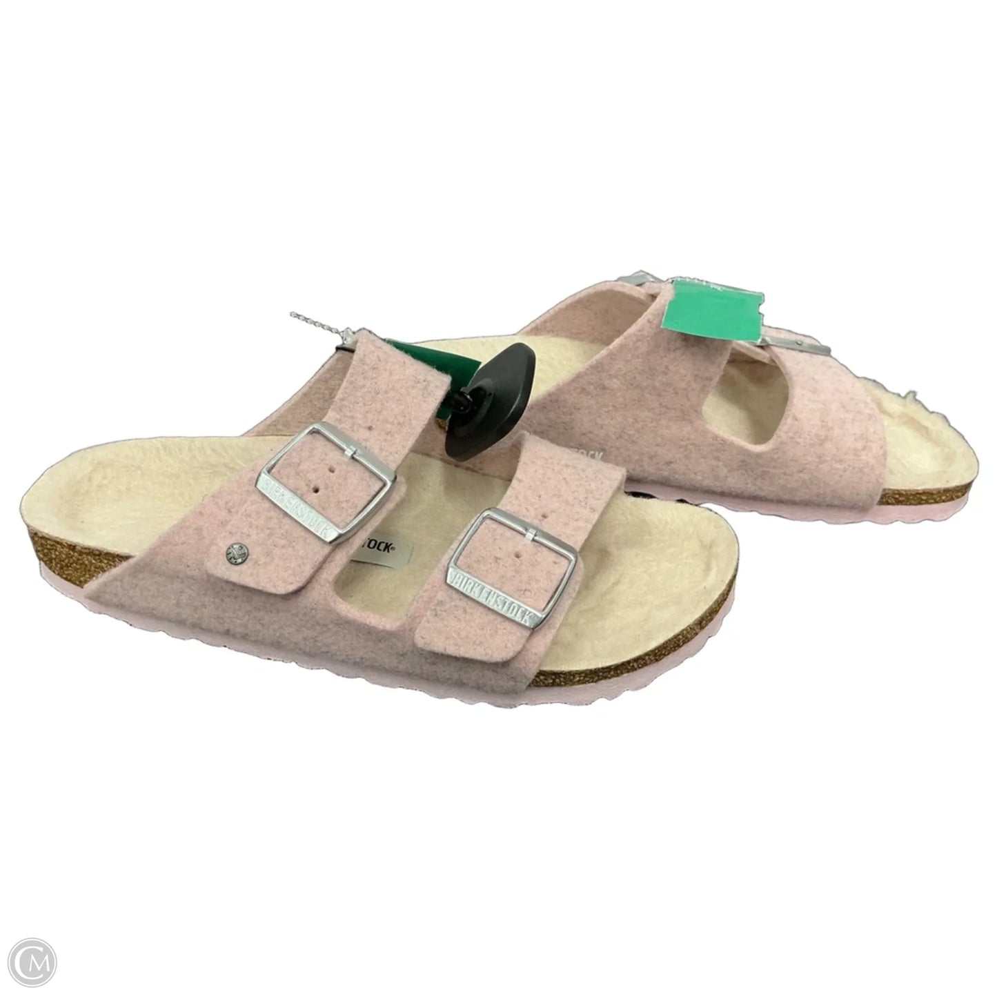 Sandals Flats By Birkenstock In Pink, Size: 8