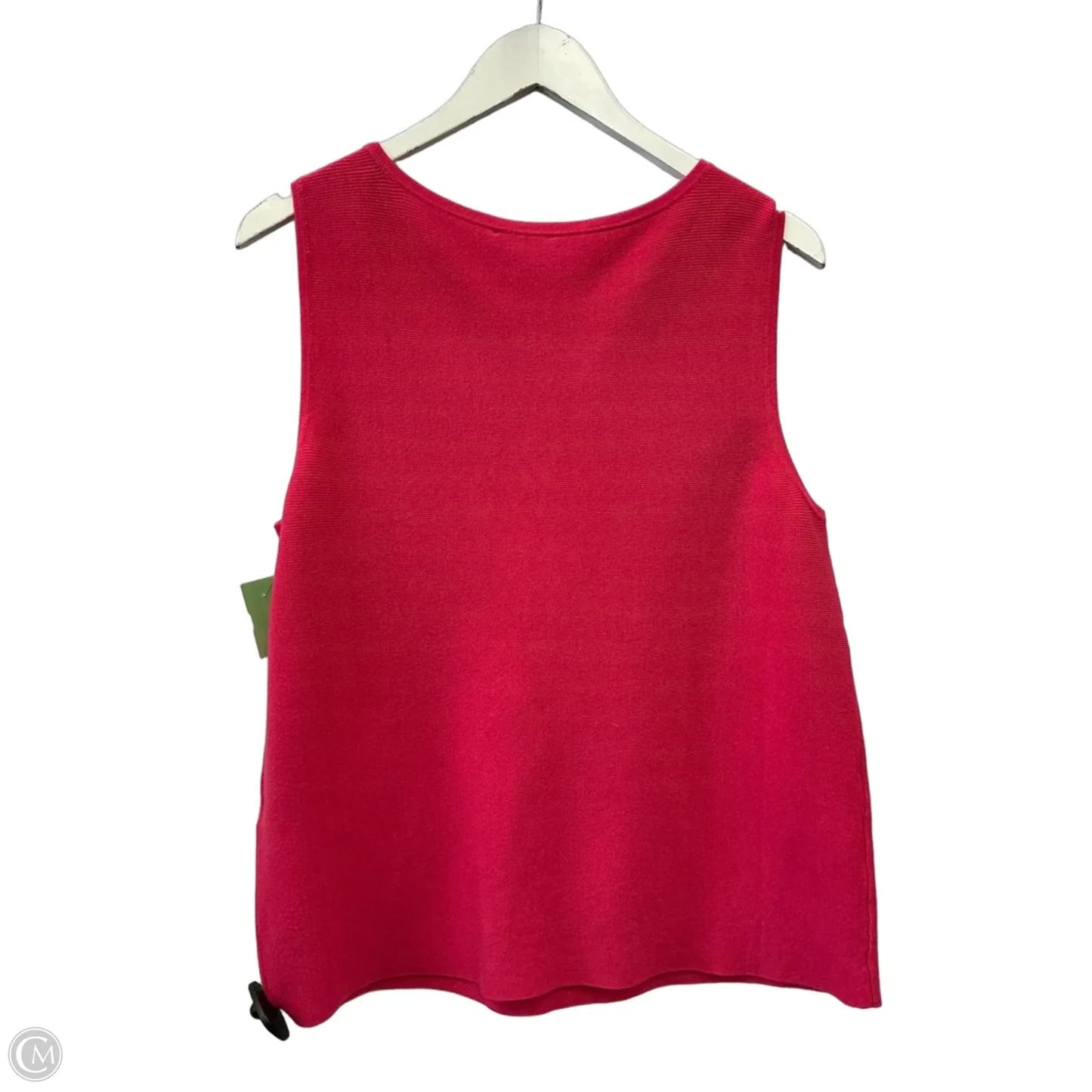 Top Sleeveless By Chicos In Pink, Size: L