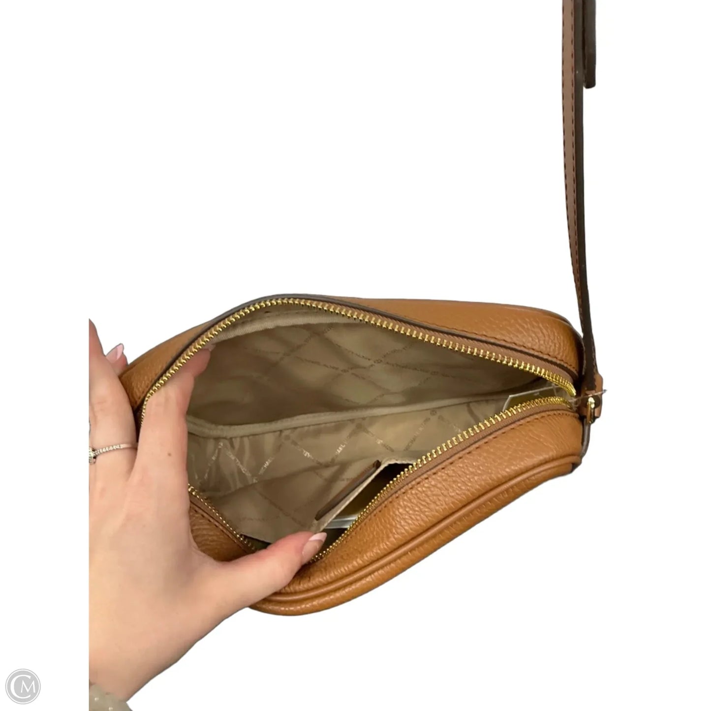 Crossbody Designer By Michael Kors, Size: Medium