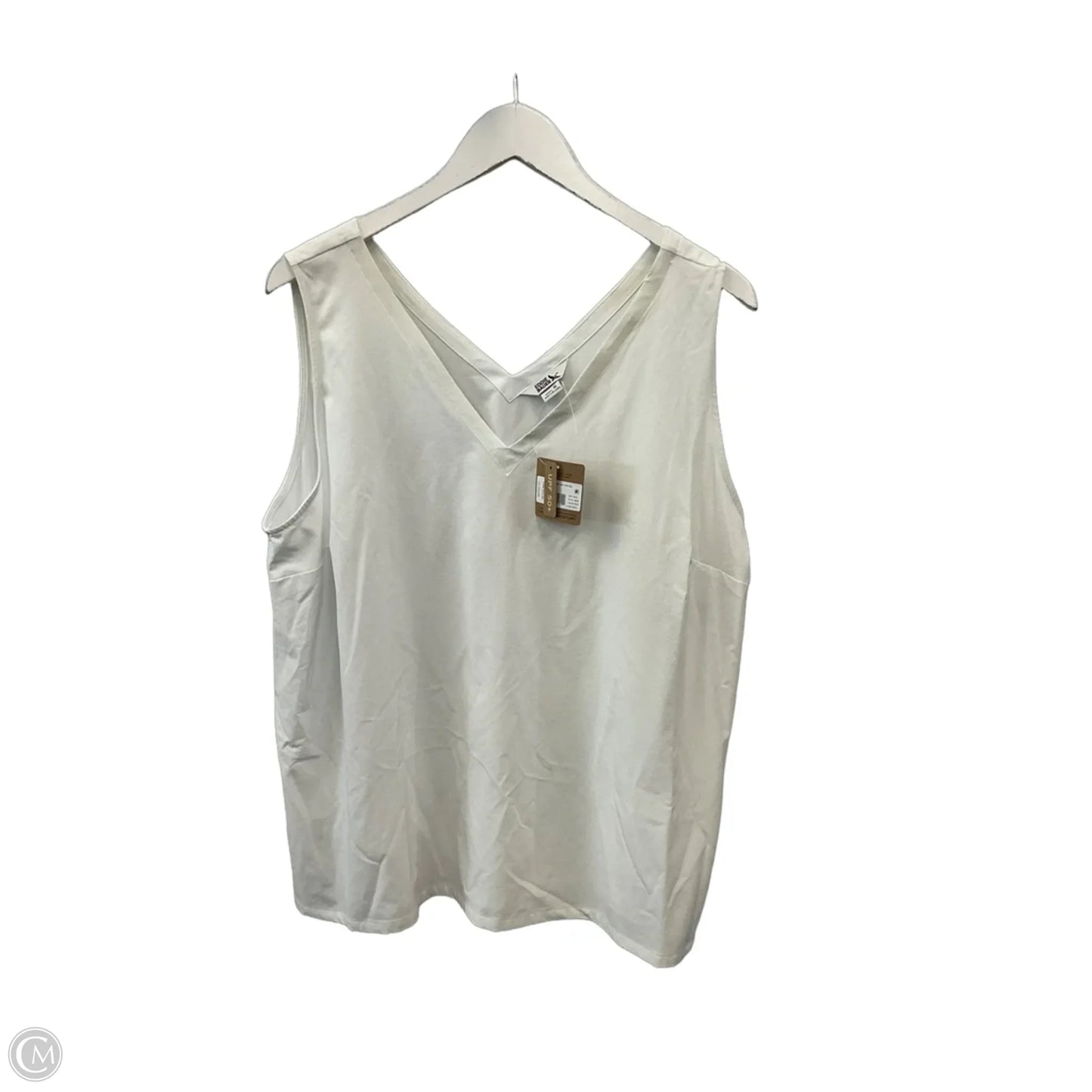 Top Sleeveless By Eddie Bauer In White, Size: Xl