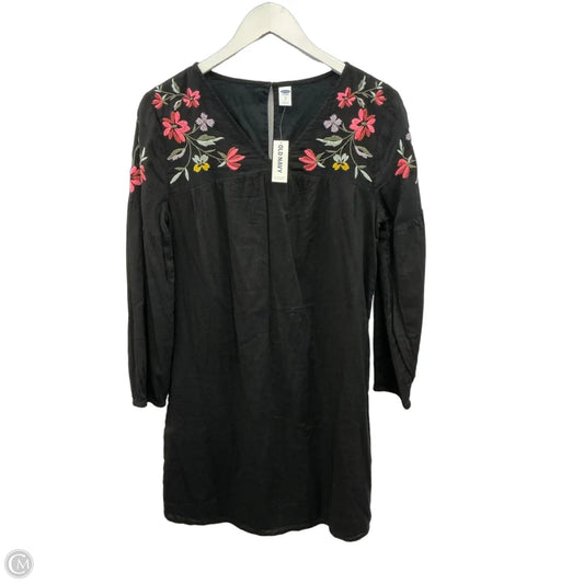 Dress Casual Midi By Old Navy In Black, Size: S
