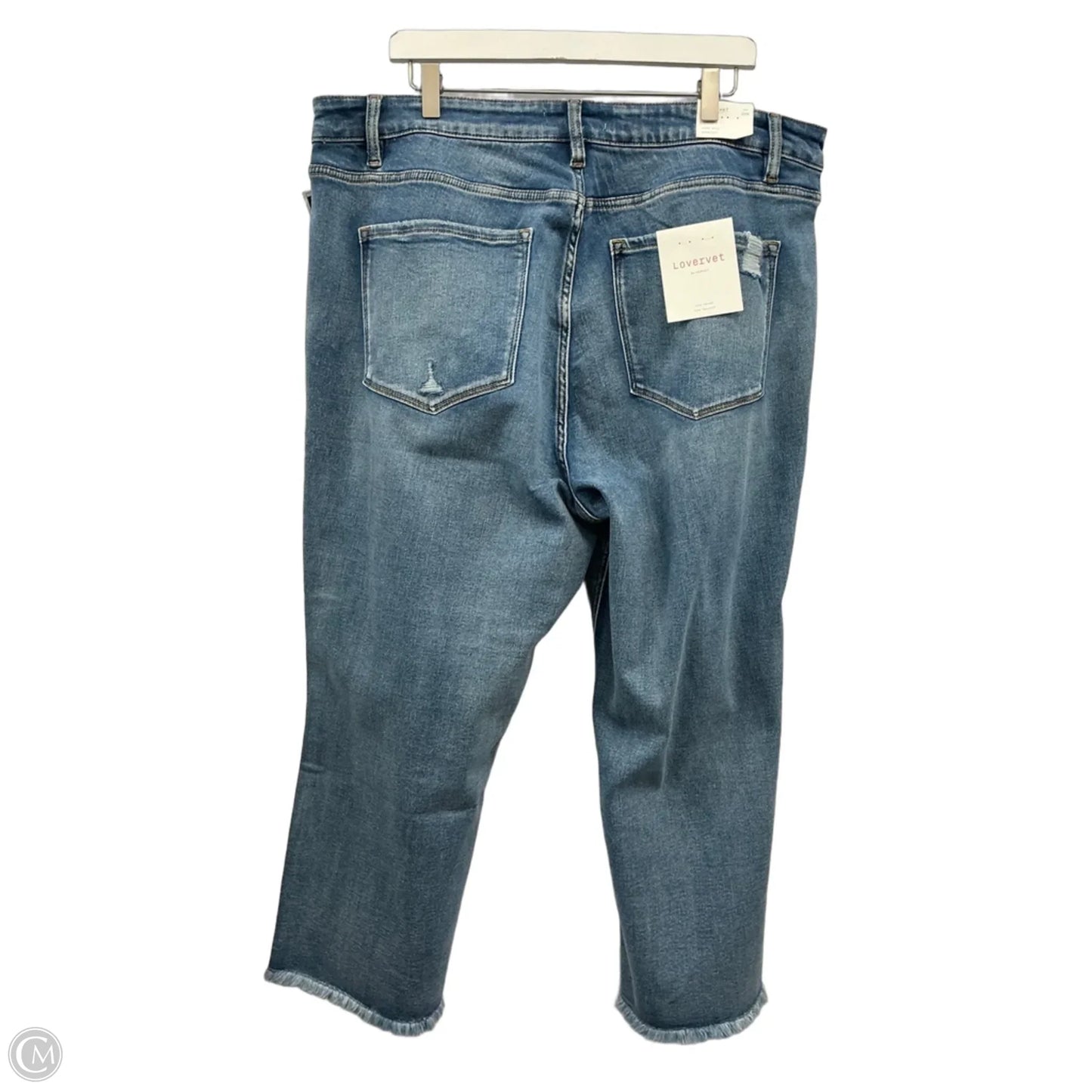 Jeans Wide Leg By Clothes Mentor In Blue Denim, Size: 22