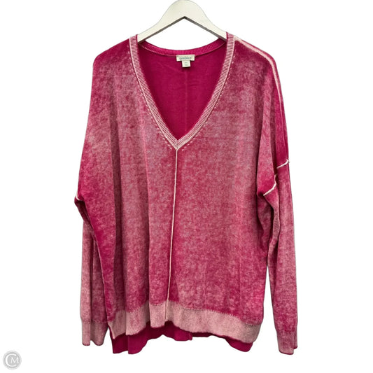 Sweater By Sundance In Pink, Size: Xxl