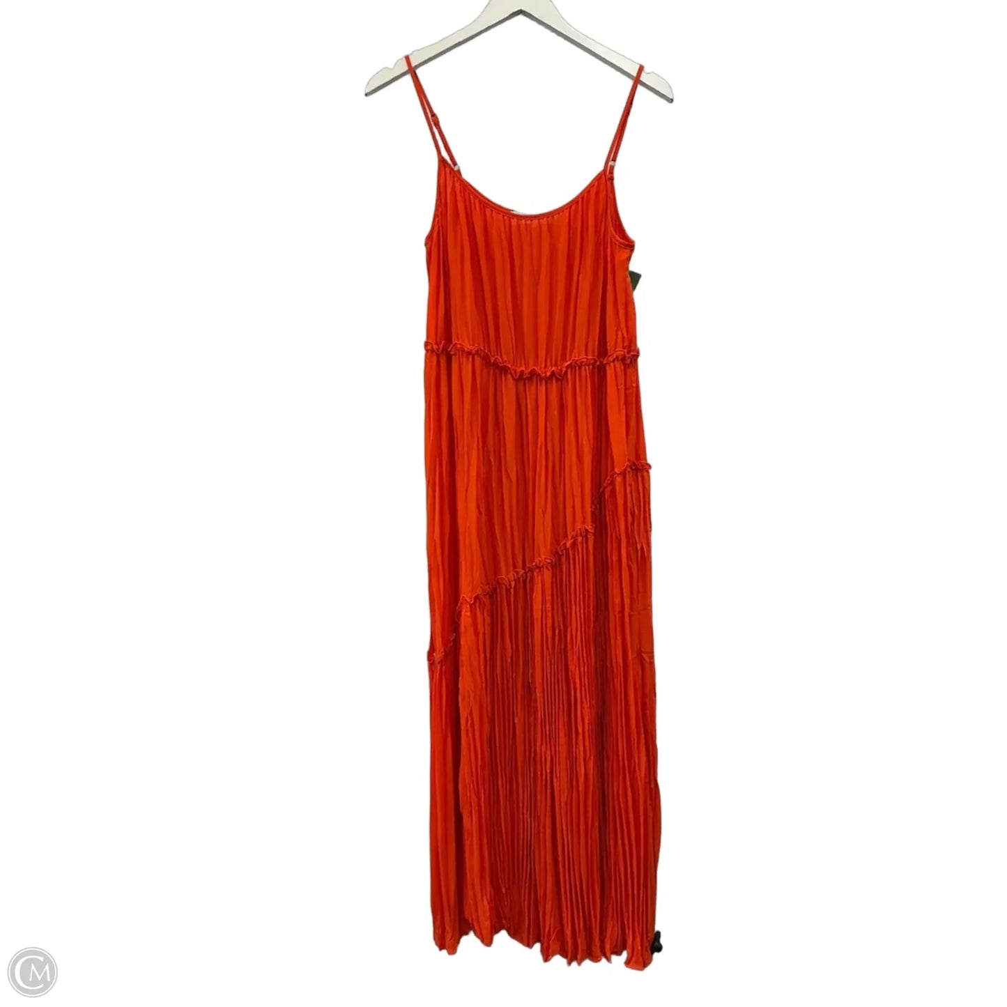 Dress Casual Midi By Emma And Michele In Orange, Size: M