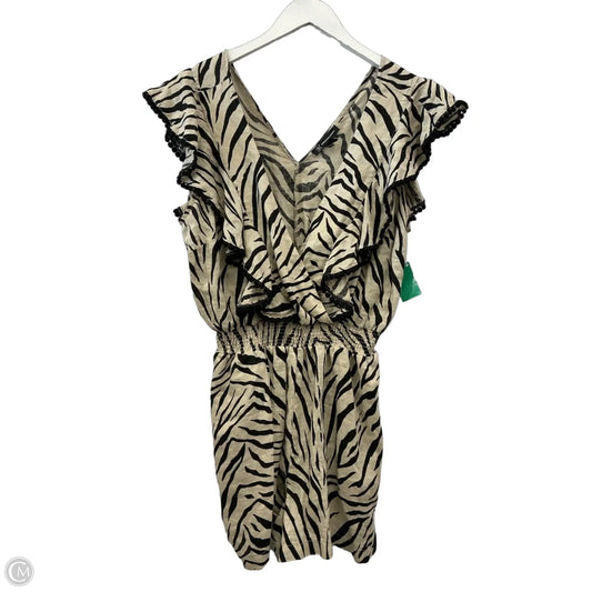 Romper By Inc In Black & Tan, Size: L