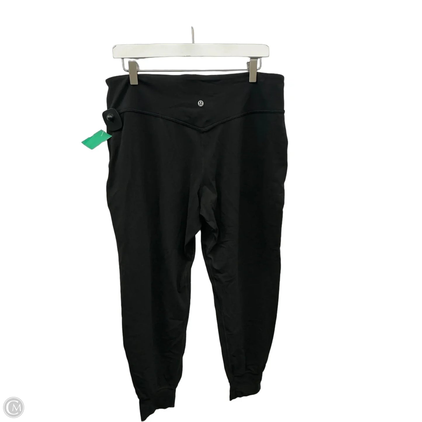 Athletic Pants By Lululemon In Black, Size: Xl