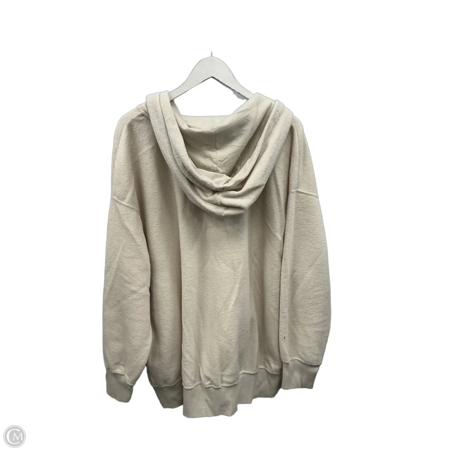 Athletic Sweatshirt Hoodie By Nike Apparel In Cream, Size: Xl
