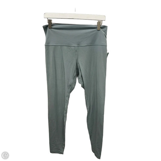 Athletic Leggings By Lululemon In Blue, Size: L