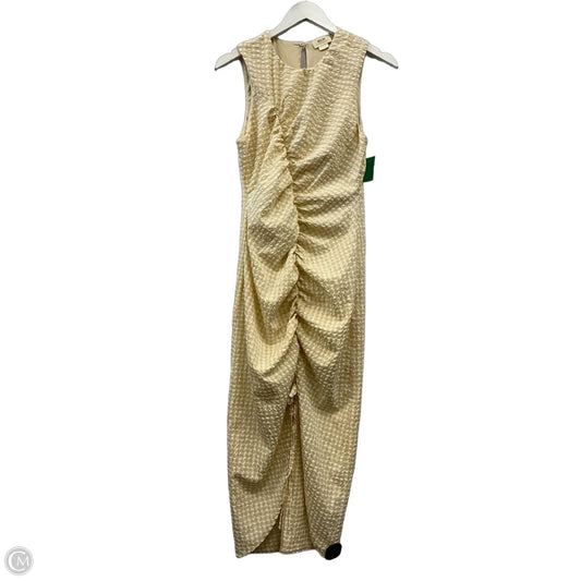 Dress Casual Maxi By Maeve In Gold, Size: S