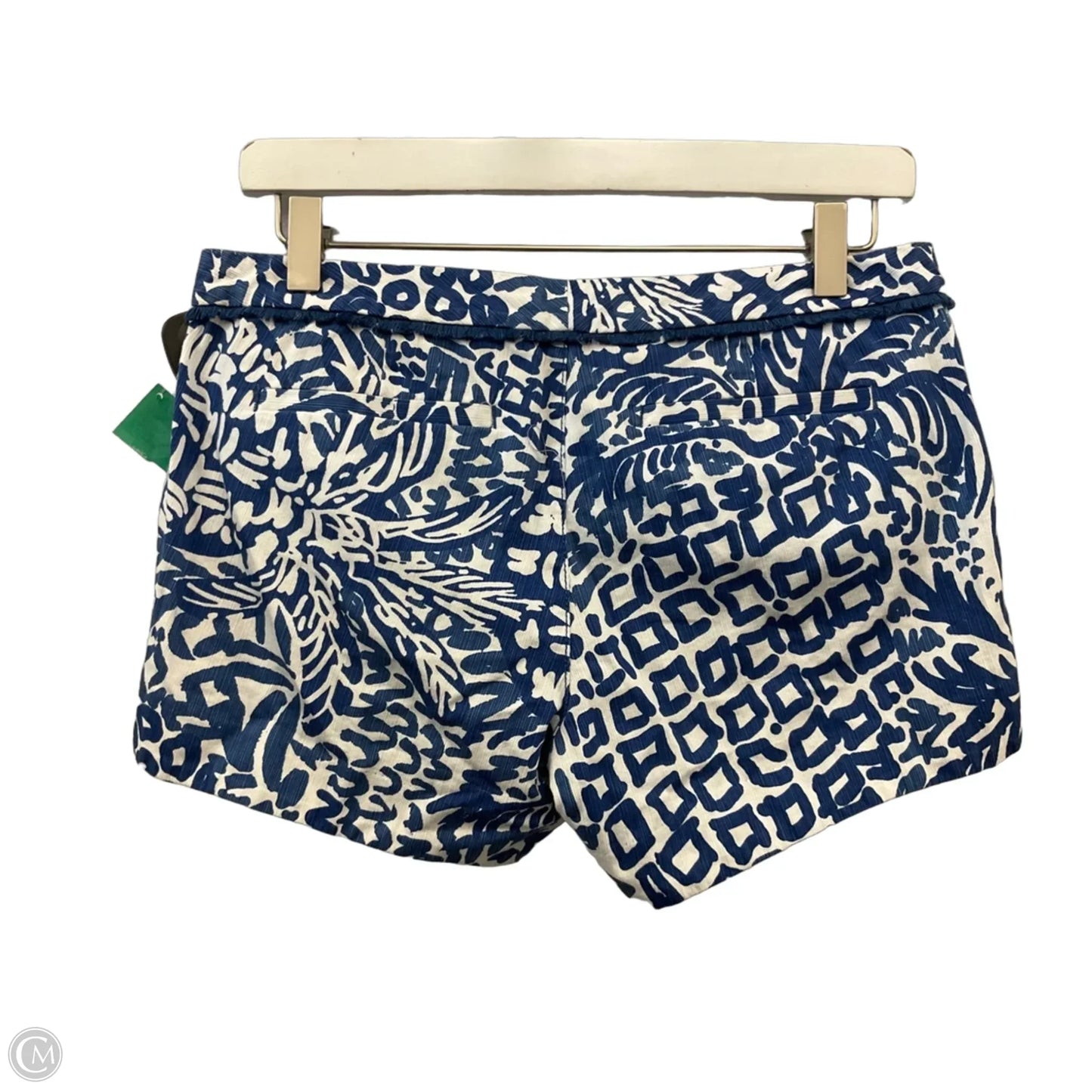 Shorts Designer By Lilly Pulitzer In Blue & White, Size: 2