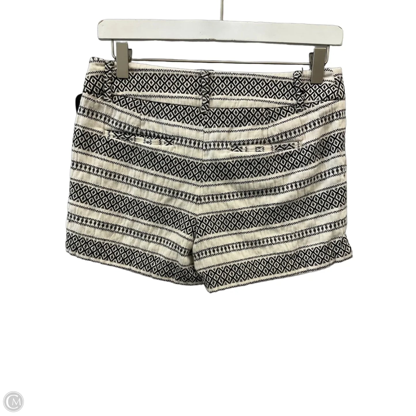 Shorts By Loft In Black & Cream, Size: 0