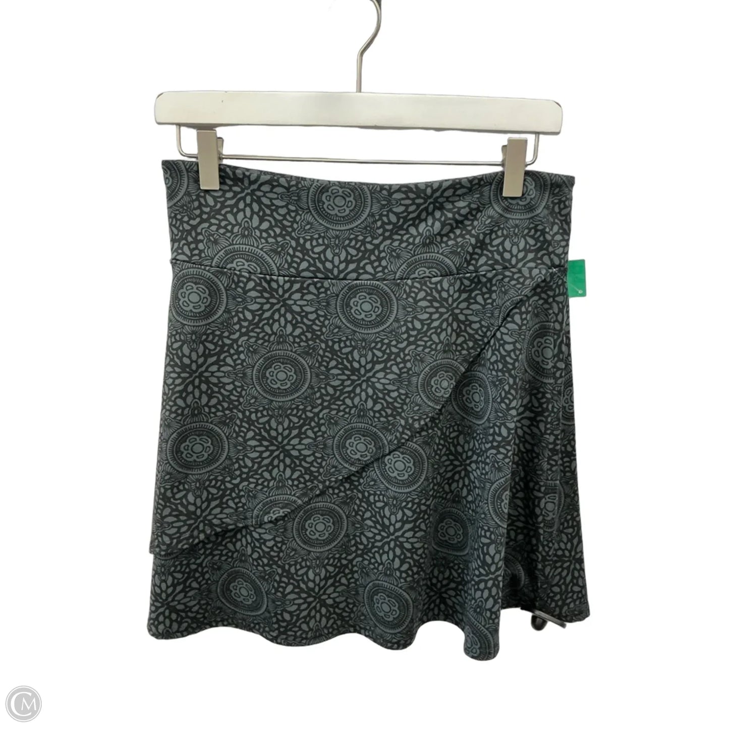 Athletic Skort By Soybu In Black & Grey, Size: M
