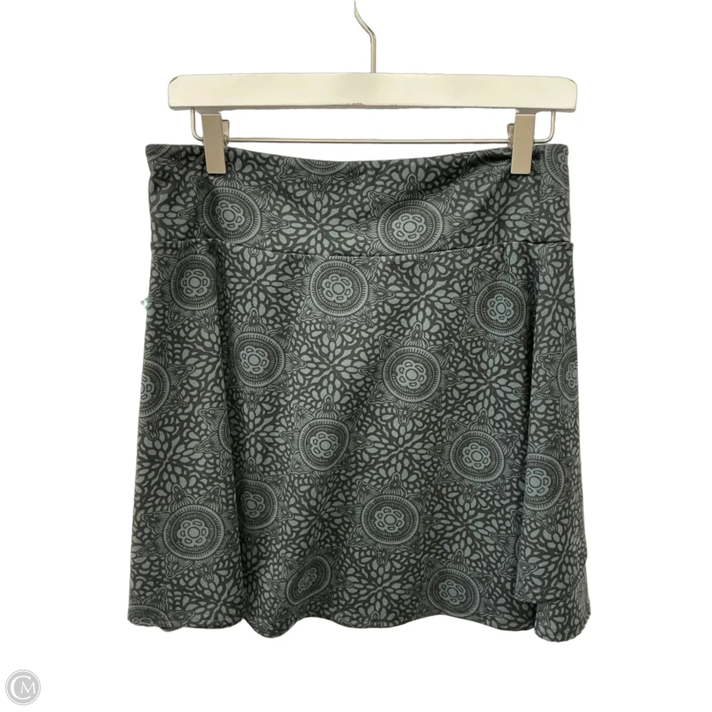Athletic Skort By Soybu In Black & Grey, Size: M