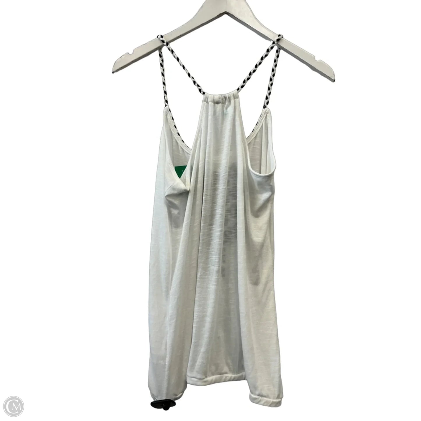 Top Sleeveless By Maurices In Black & White, Size: L