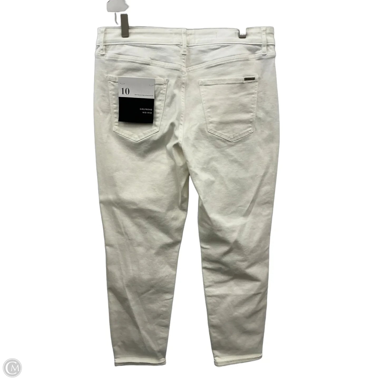 Jeans Boyfriend By White House Black Market In White Denim, Size: 10